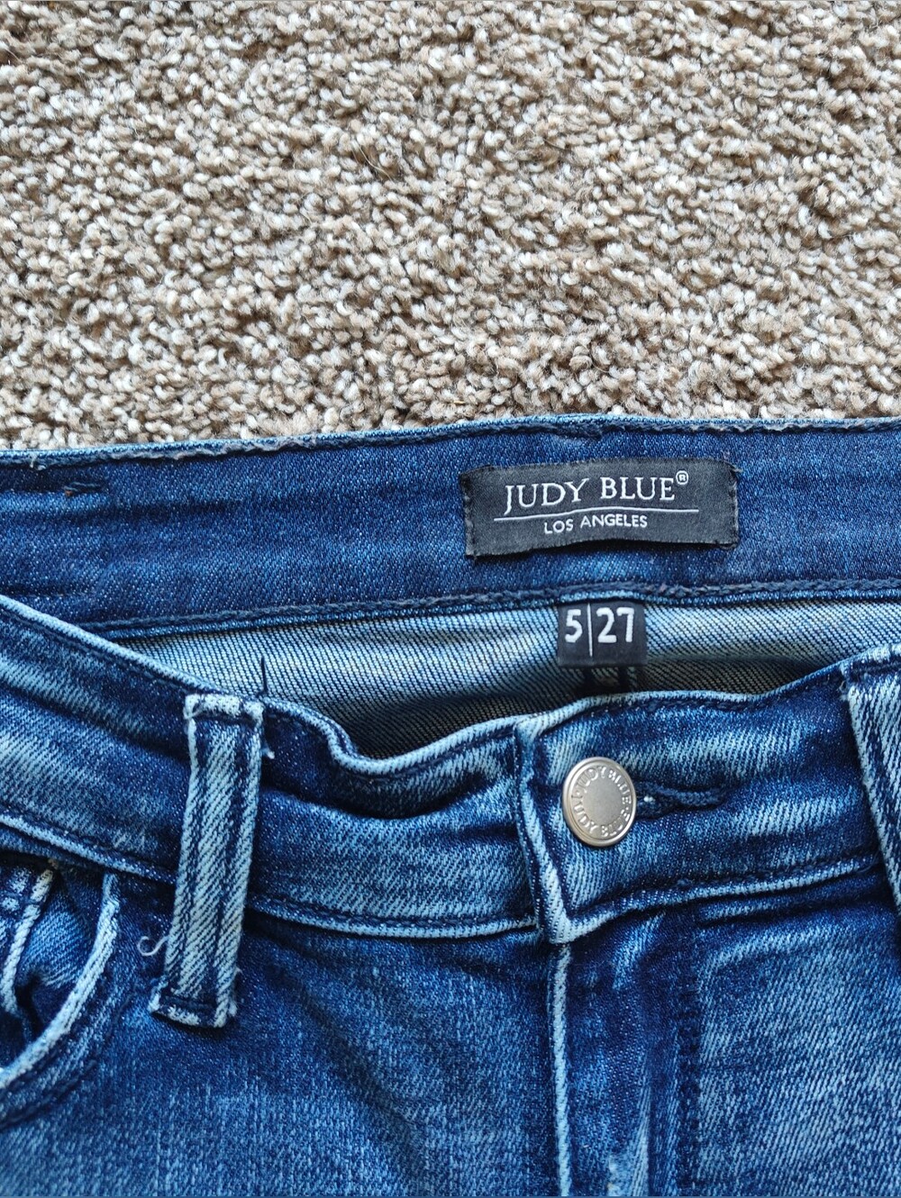 Judy Blue Boyfriend Fit Light Wash Women's Blue Jeans Size 5 | 27 - Picture 2 of 3